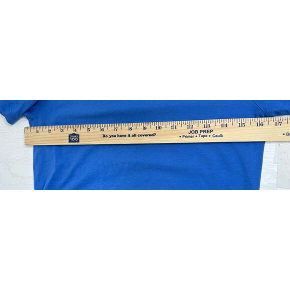 Armani Exchange A/X Pima Cotton Tee Blue Short Sleeve Crewneck Summer Casual XS - Picture 7 of 8